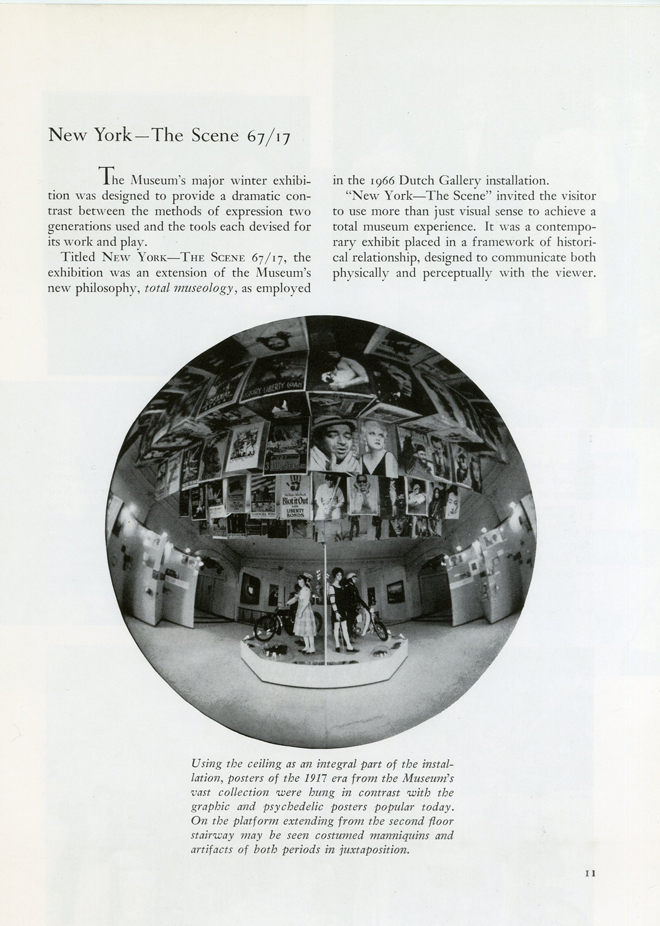 Excerpt from “Museum of the City of New York and Marine Museum of the City of New York Annual Report 1967-1968”. Museum of the City of New York