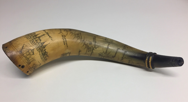 Powder Horn, 1754-1763. Museum of the City of New York. 36.340.