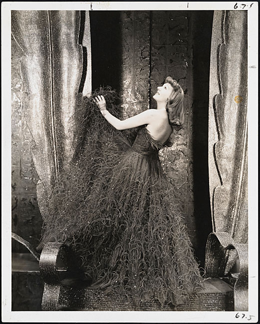 Photograph by Vandamm of Gertrude Lawrence in the role of Liza Elliott for the musical “Lady in the Dark.”