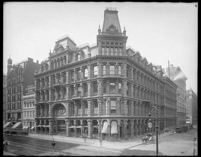 Broadway and East 20th Street. Lord and Taylor, old building.