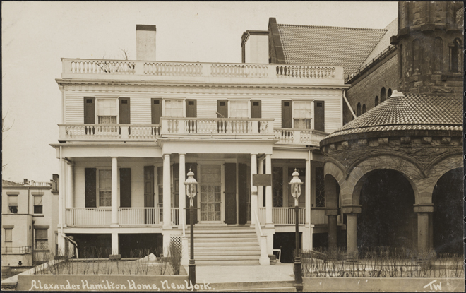 Alexander Hamilton House, New York. ca. 1910