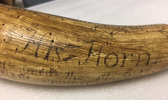 Revolutionary War powder horn returned to museum it was stolen from in 1952