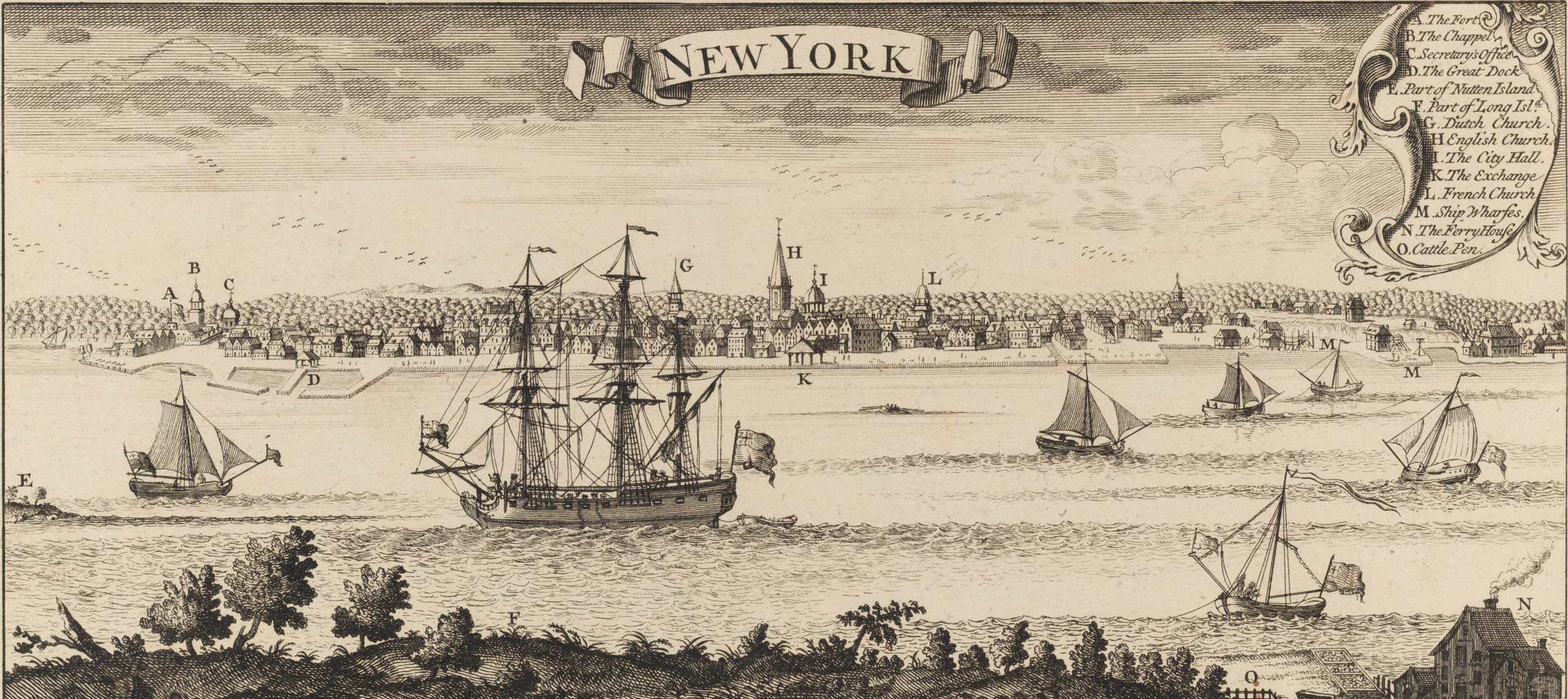 нью йорк в 1700 году