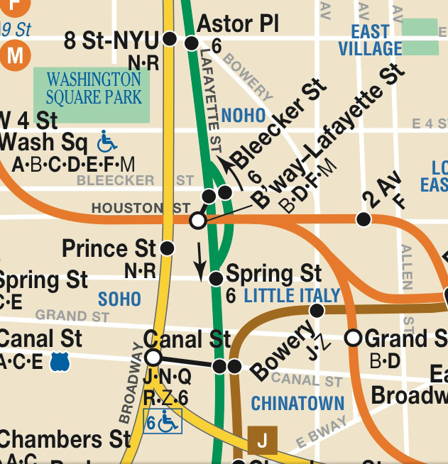 MTA New York City Subway Map via http://www.mta.info
