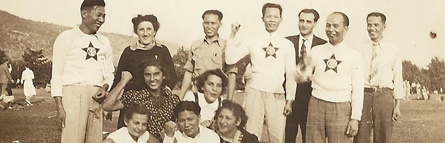 Chinese Hand Laundry Alliance Members At Bear Mountain Ca. 1930s-1940s, Collection Of Betty Yu 