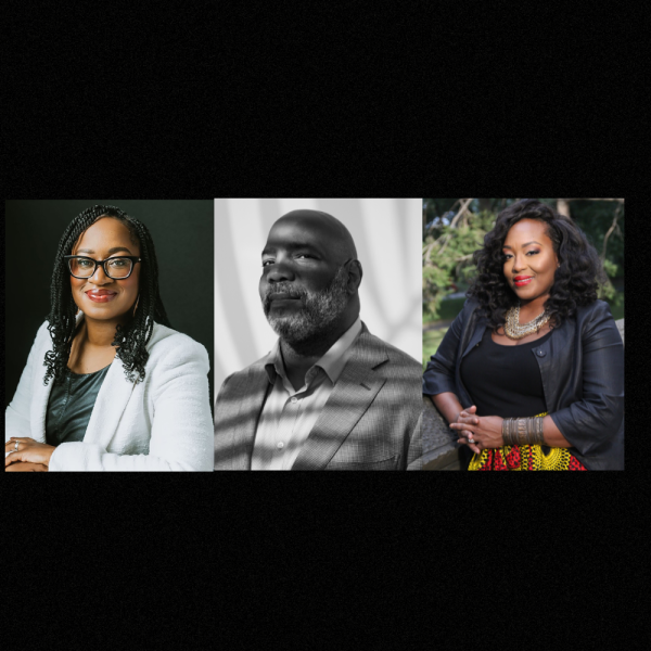 Collage image from left to right of Dr. Keisha Blain, Dr. Jelani Cobb and Dr. Zinga Fraser 