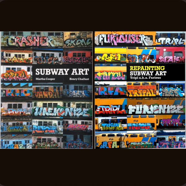 Repainting subway art book cover