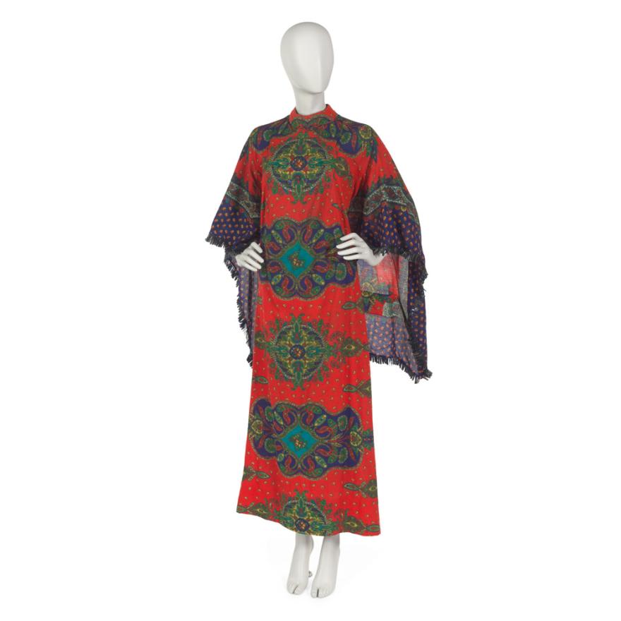 O caftan "Africa Speaks" de Ruby Hyacinth Bailey, 1963-1966.