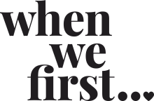 When we first logo