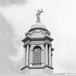  Statue of Lady Justice on cupola of Brooklyn Borough Hall